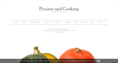 Desktop Screenshot of passionandcooking.com